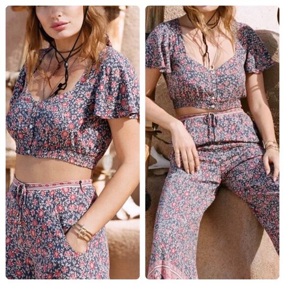 Spell & The Gypsy Jasmine Cropped Top - Picture 1 of 15